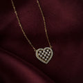Lattice Heart Pendant Necklace