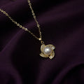 Pearl Bloom Pendant Necklace