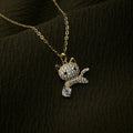 Kitty Sparkle Pendant Necklace