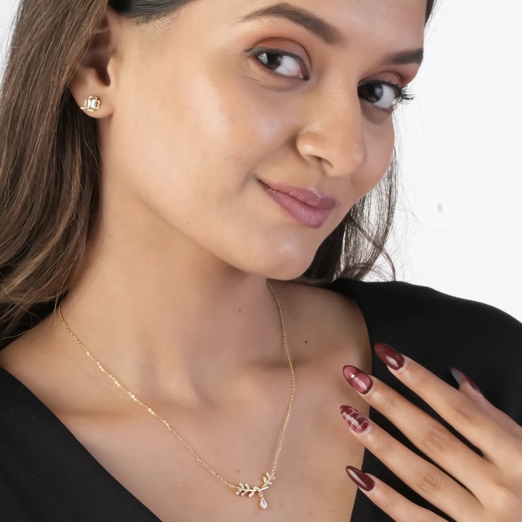 Misty Forest Glow Pendant Necklace