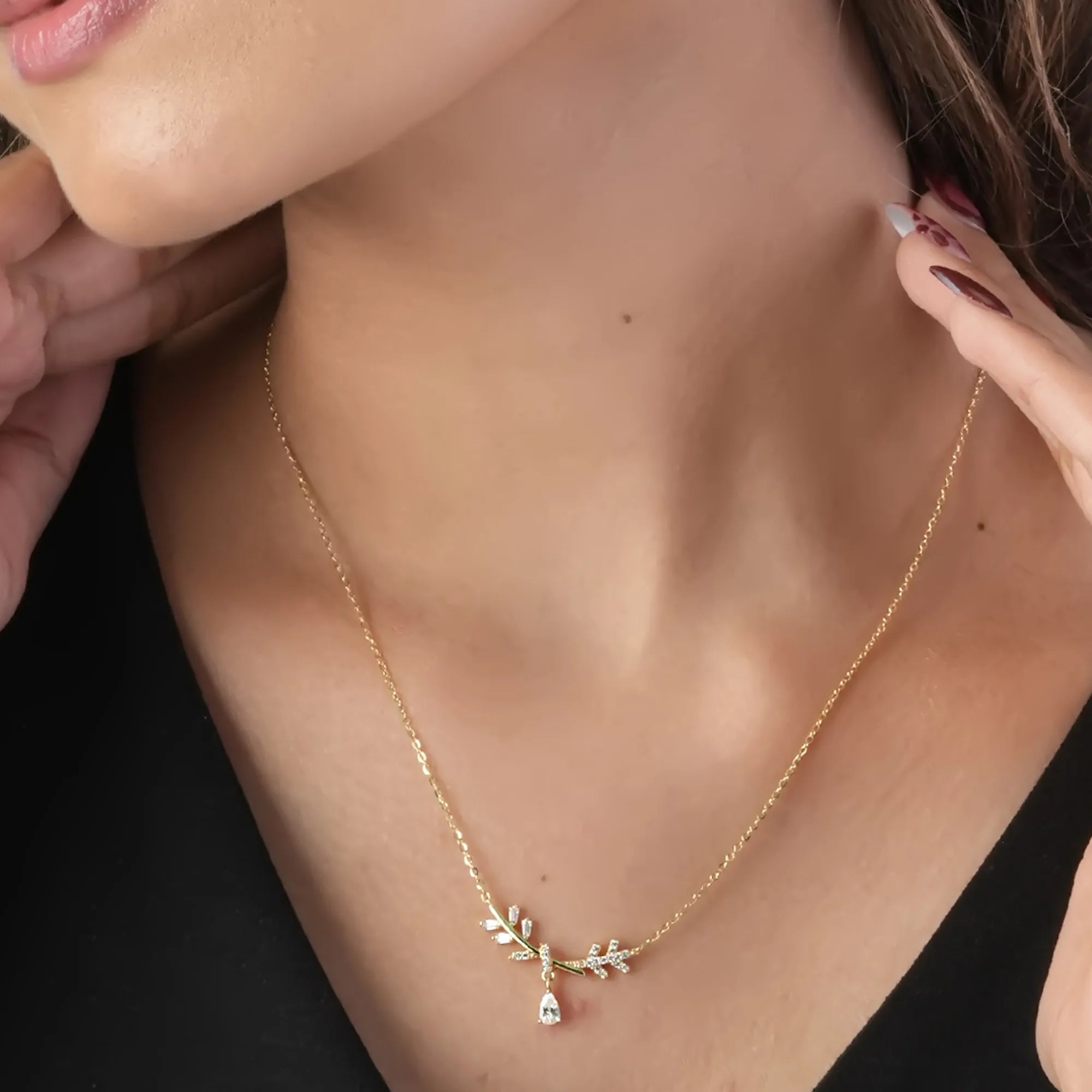 Misty Forest Glow Pendant Necklace