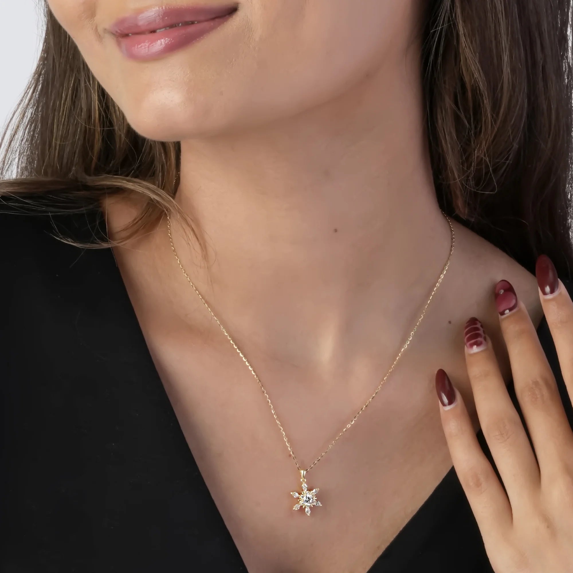 Radiant Sunflower Pendant Necklace