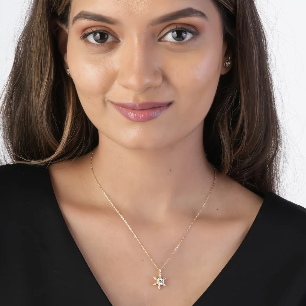 Radiant Sunflower Pendant Necklace