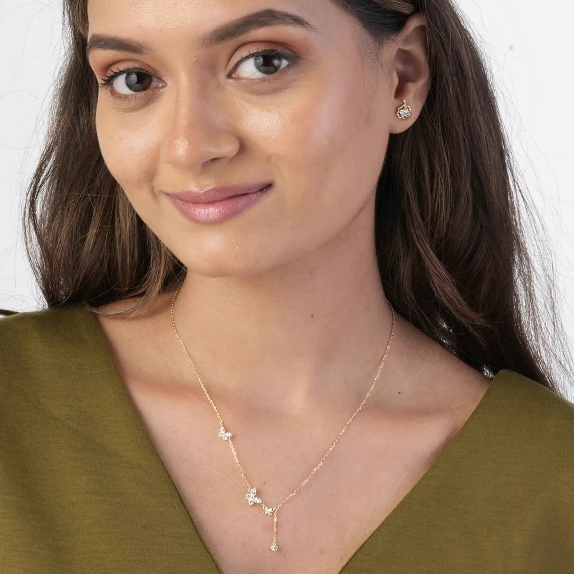 Dancing Butterflies Pendant Necklace