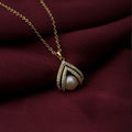 Teardrop Pearl Pendant Necklace