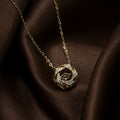 Twist Knot Pendant Necklace