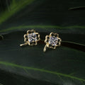Crystal Clover Stud Earring