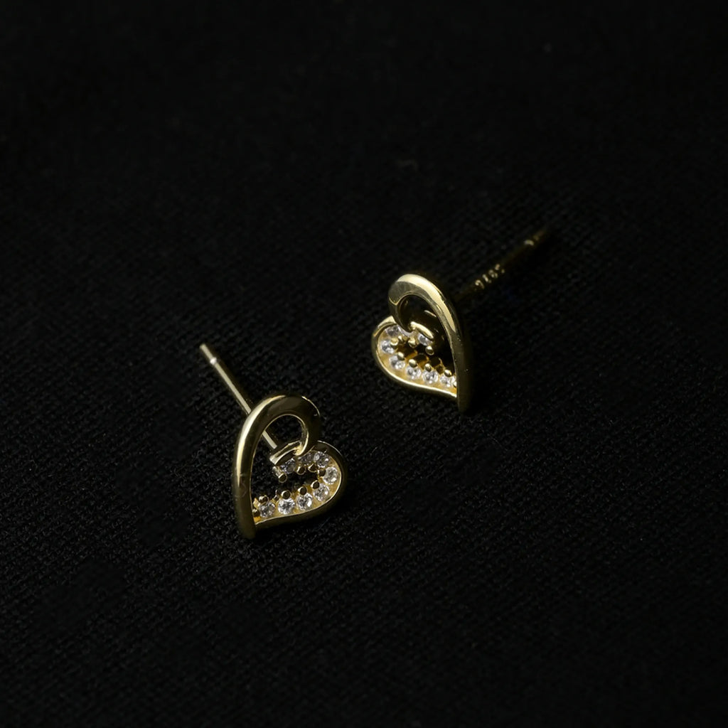 Delicate Heart Stud Earring