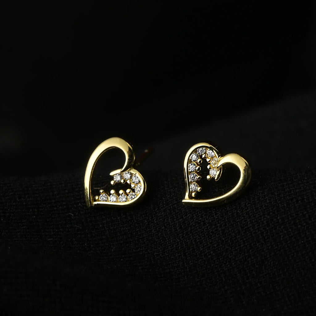 Delicate Heart Stud Earring
