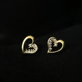 Delicate Heart Stud Earring