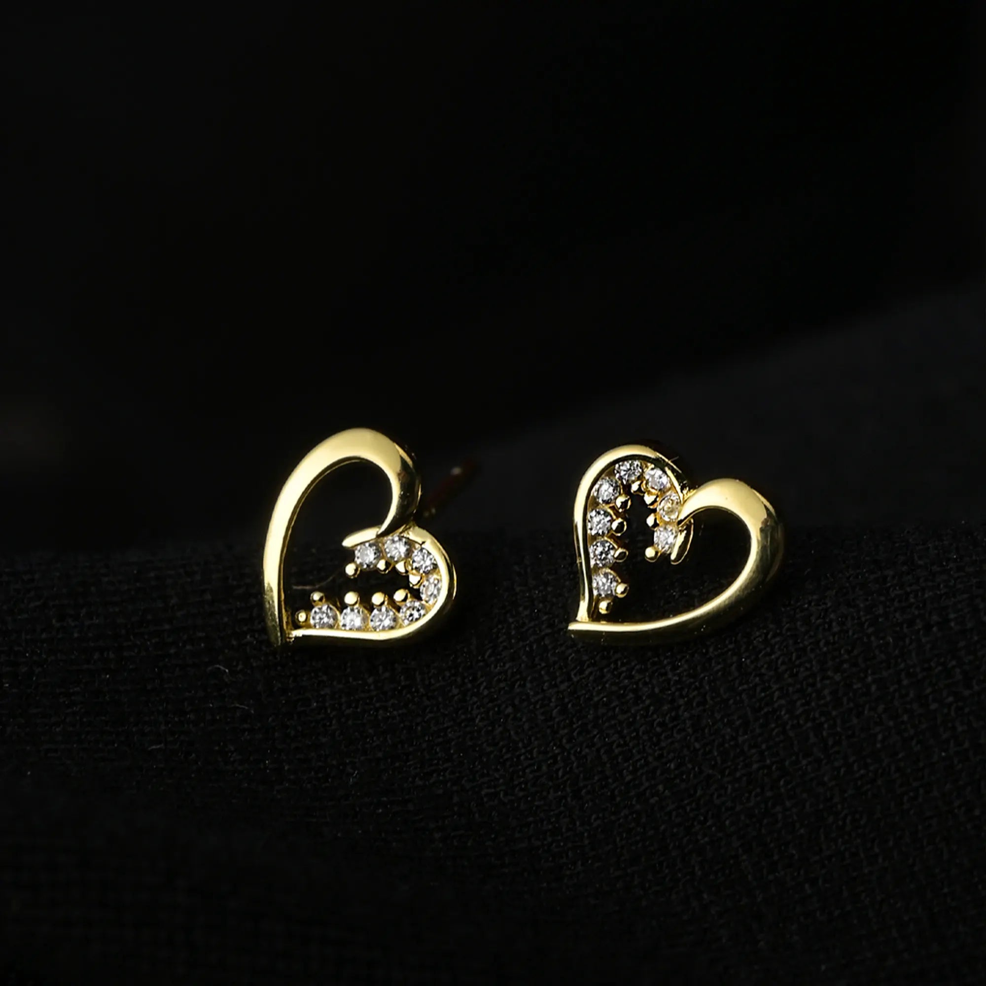 Delicate Heart Stud Earring