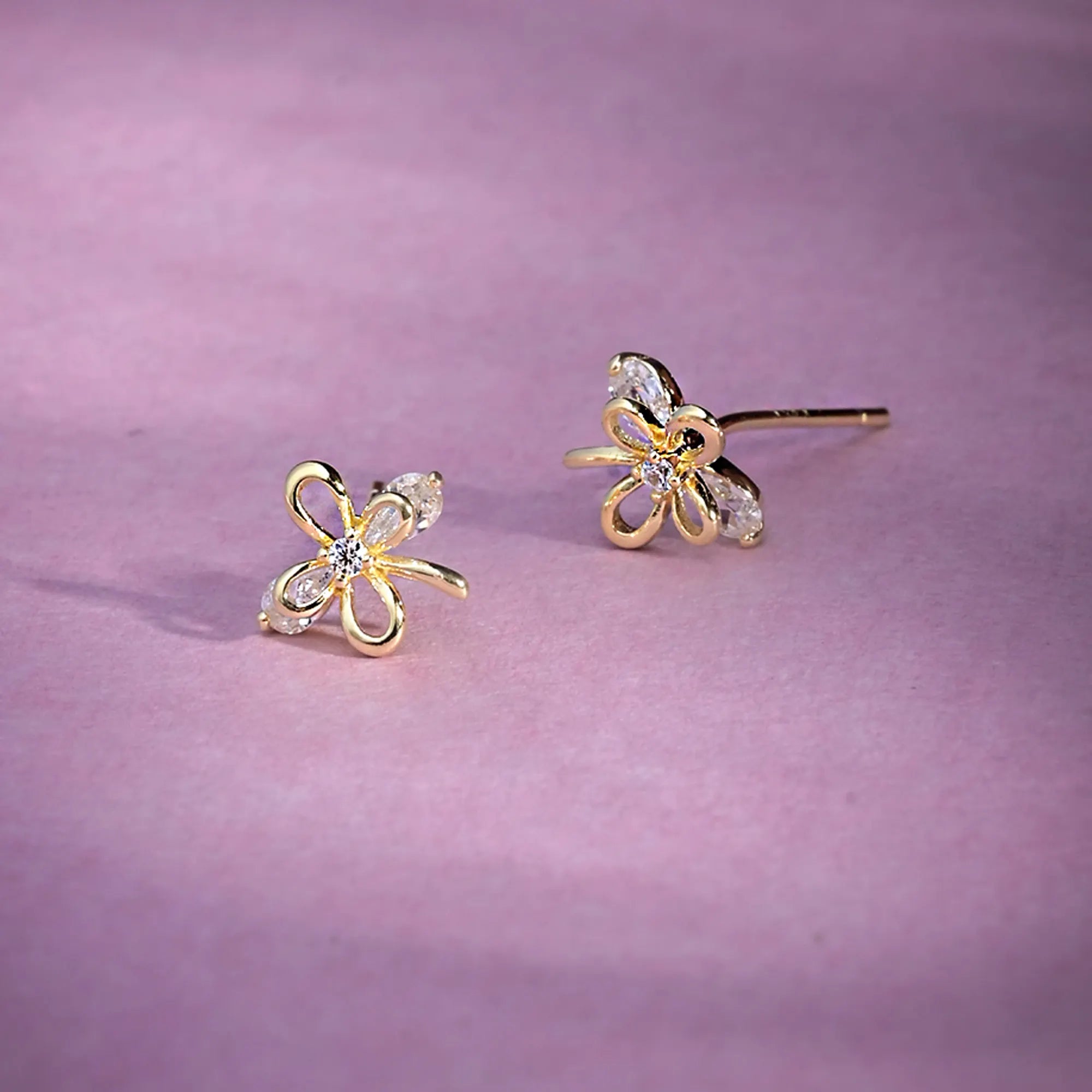 Tiny Dragonfly Stud Earring