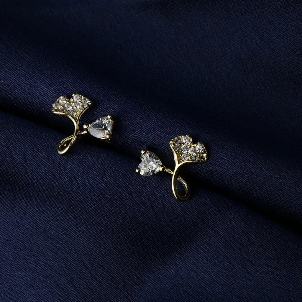 Ribbon Bow Stud Earring