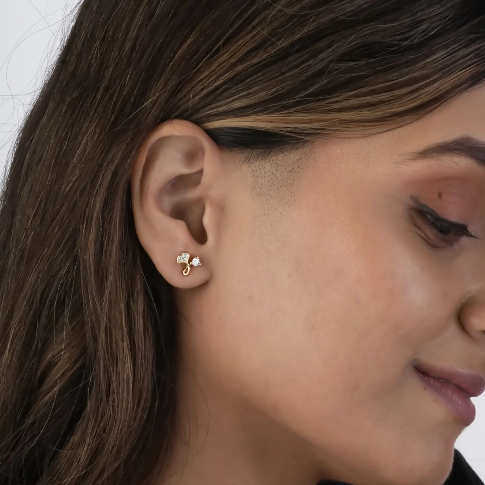 Ribbon Bow Stud Earring