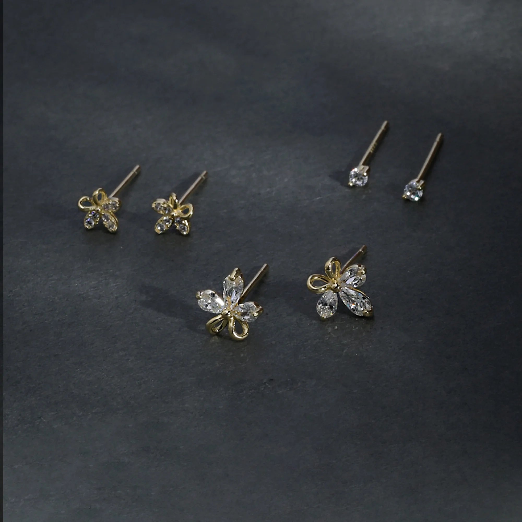 Mini Floral Stud Set