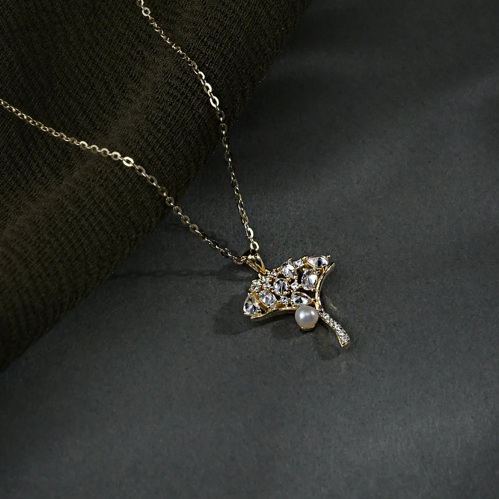 Floral Bloom Drop Necklace