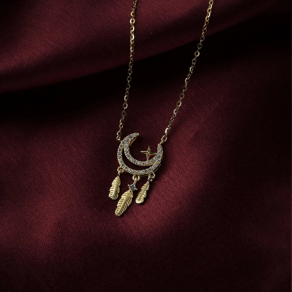 Moon and Star Harmony Necklace