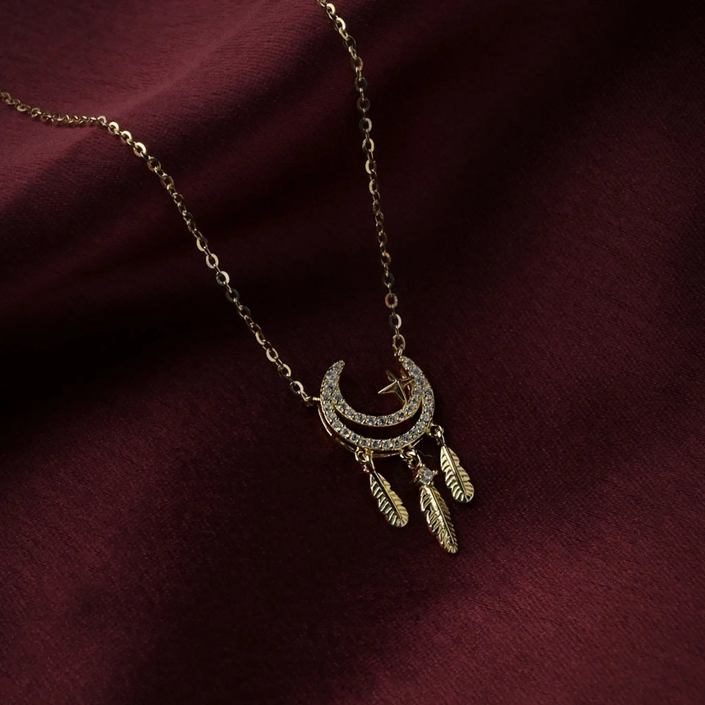 Moon and Star Harmony Necklace