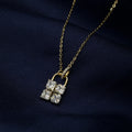 Radiant Quad Pendant Necklace
